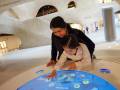 Child at Interactive Table in Insectarium